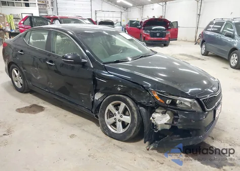 2015 Kia Optima Lx из США, поврежденный, VIN 5XXGM4A75FG467590